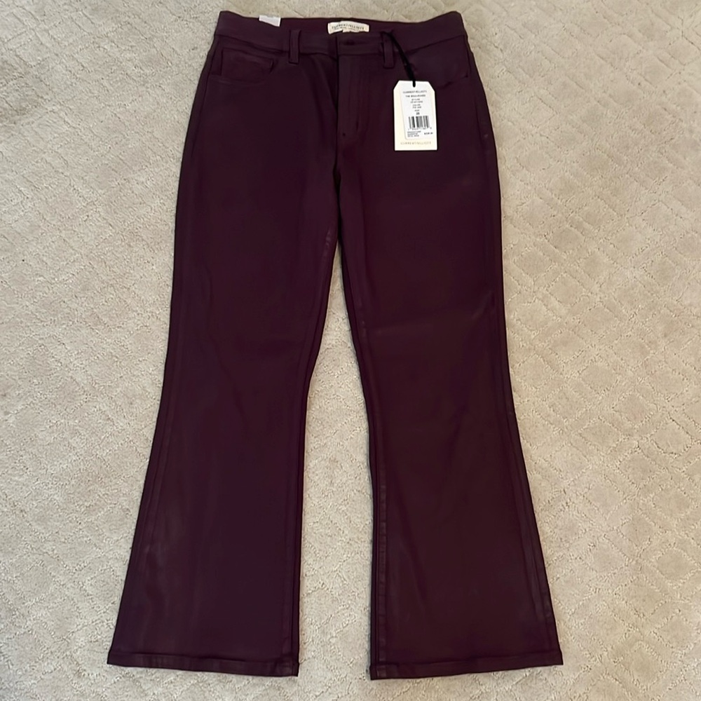Current/Elliott waxed jeans